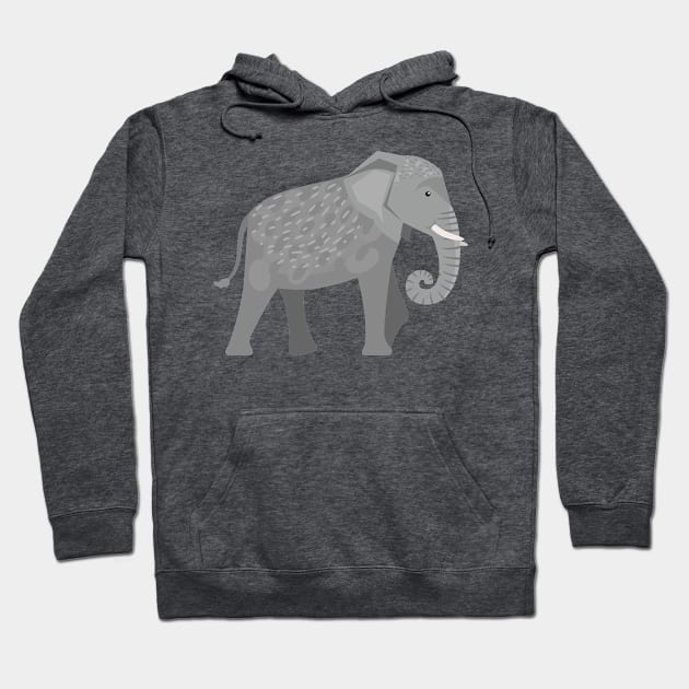 Elephant Hoodie by JunkyDotCom